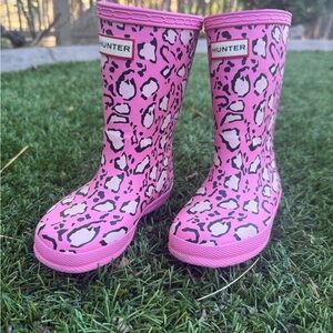 Hunter Pink Rain Boots